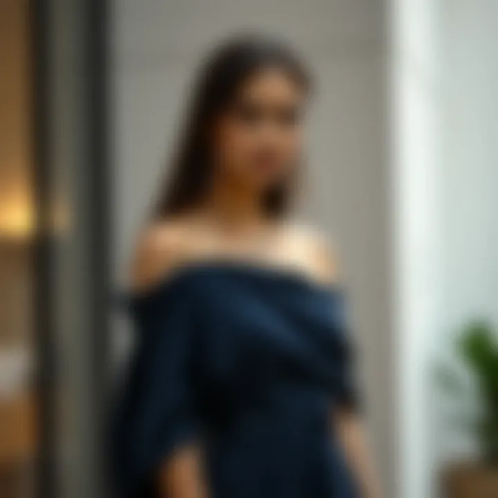 Magnificent Exploring the Navy Blue Cold Shoulder Dress: A Versatile Addition to Your Wardrobe