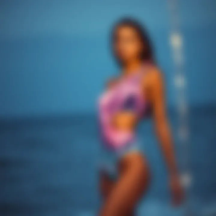 Magnificent The Allure of the Tie Dye One Shoulder Swimsuit