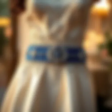 Magnificent The Blue Wedding Belt: A Distinctive Touch for Modern Ceremonies