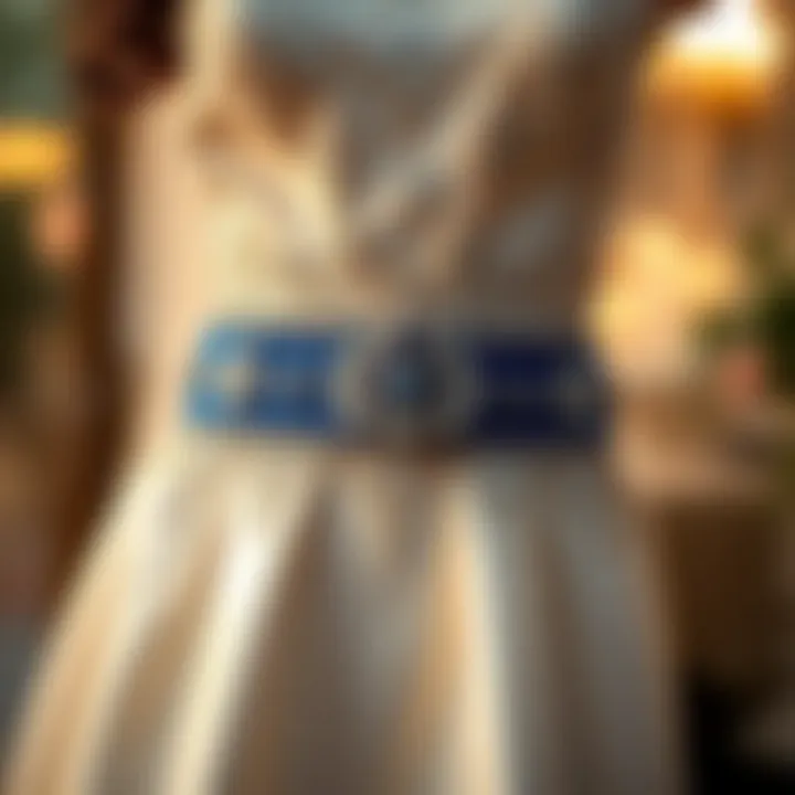 Magnificent The Blue Wedding Belt: A Distinctive Touch for Modern Ceremonies