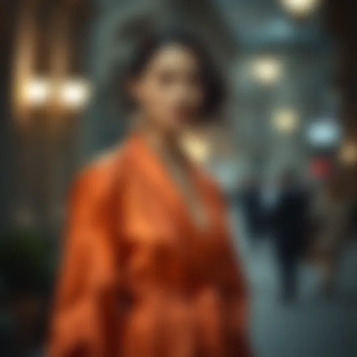 Magnificent The Timeless Appeal of the Orange Satin Robe