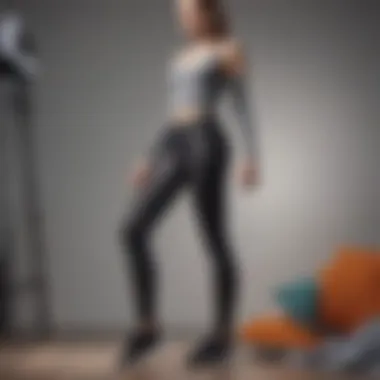 Styling Tips for Activewear Integration A fashionable outfit incorporating leggings with complementary pieces