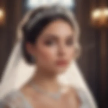 Bridal Elegance with Tiara Bridal portrait featuring a stunning tiara crown