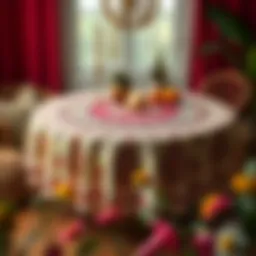 Exploring the Round Mandala Tablecloth: A Fusion of Functionality and Aesthetics Introduction