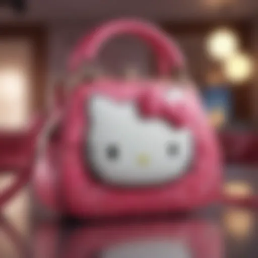 A stylish Hello Kitty Pop It purse showcasing its vibrant colors and playful design.