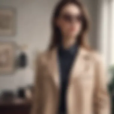 The Balance of Trends and Timelessness A stylish wardrobe showcasing a mix of trendy and classic pieces