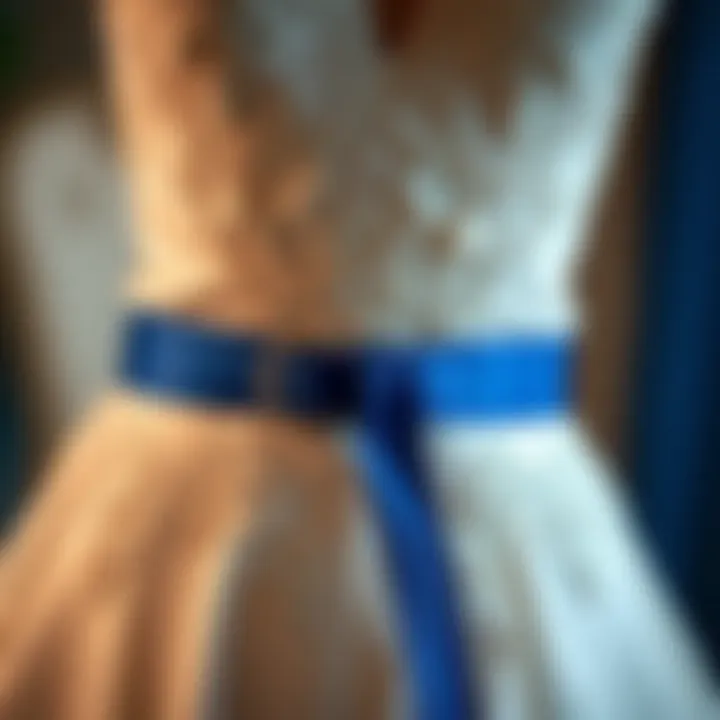 Notable The Blue Wedding Belt: A Distinctive Touch for Modern Ceremonies