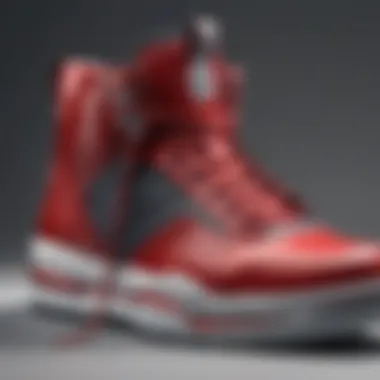 Innovative Design Elements of Butler's Sneakers Close-up of Jimmy Butler's shoe design highlighting unique features