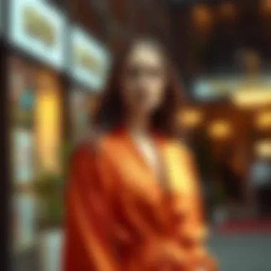 Notable The Timeless Appeal of the Orange Satin Robe
