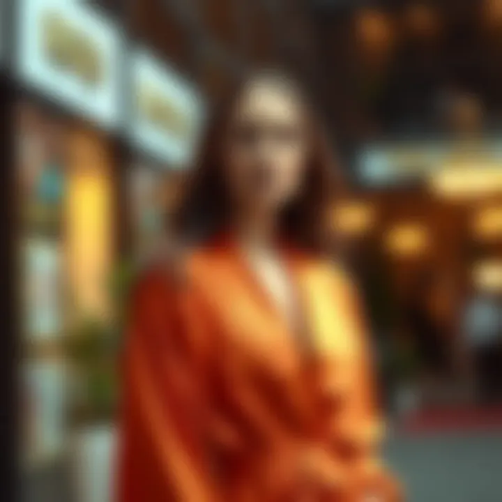 Notable The Timeless Appeal of the Orange Satin Robe