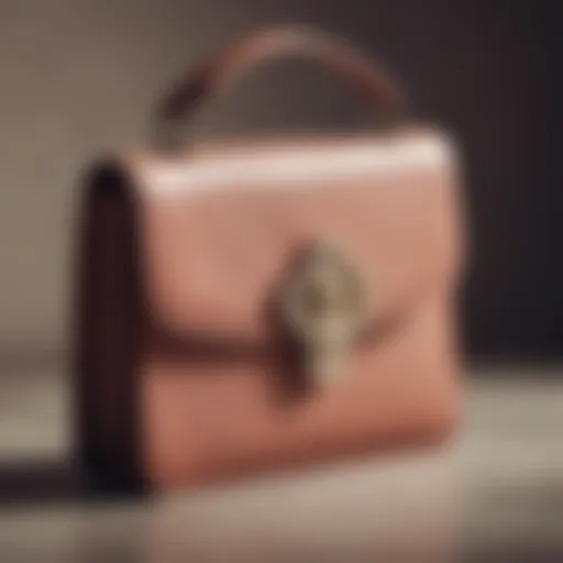 Elegant pocketbook holder showcasing luxurious material and design