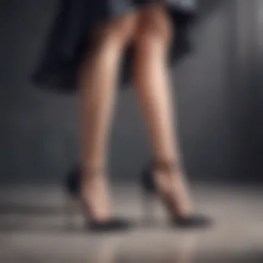 Chic Outfit with Elegant Stilettos A chic outfit paired with elegant summer stilettos