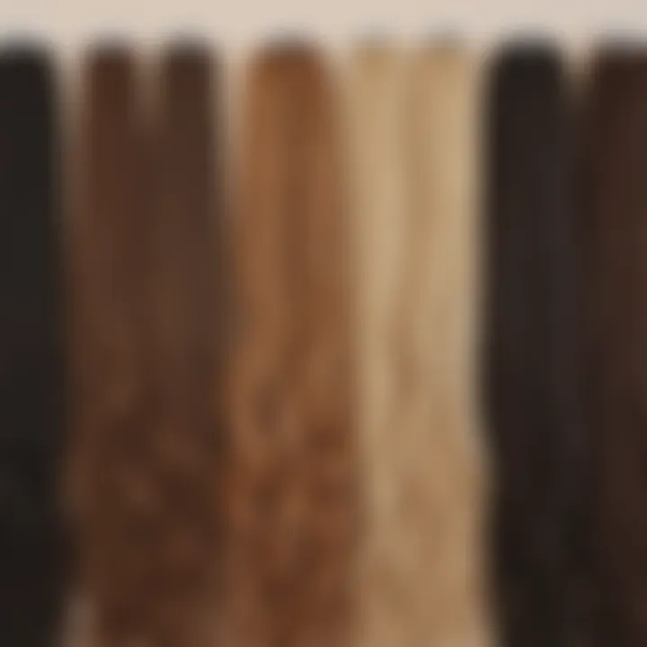 Comparison chart of budget-friendly and luxury hair extensions